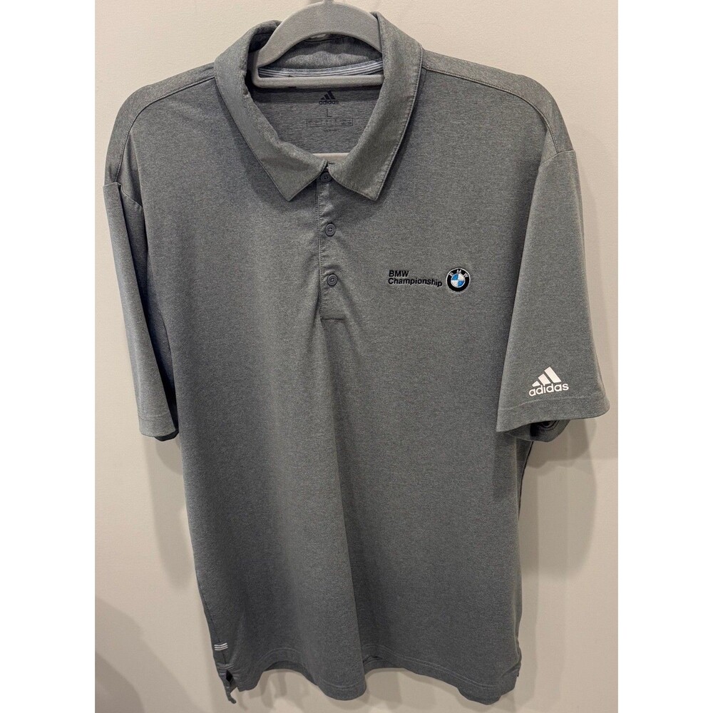 BMW Championship - Adidas Golf Shirt - Men's Size Large - Gray